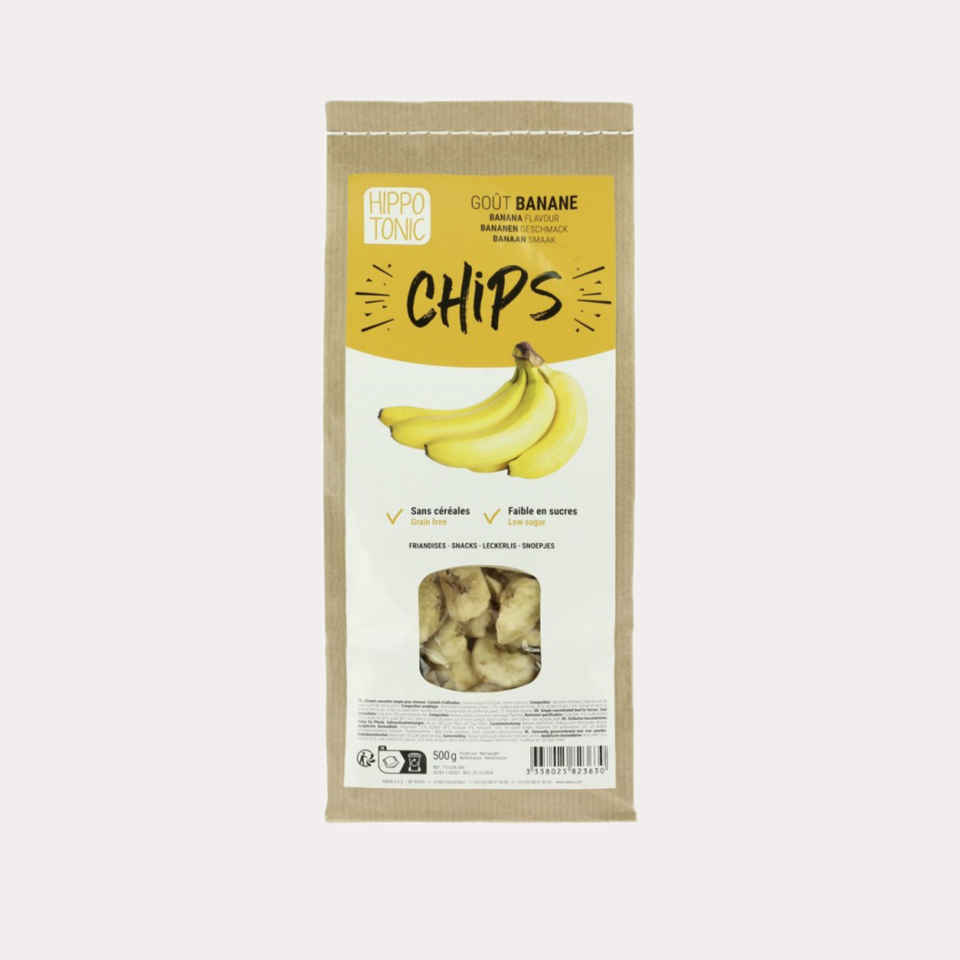 Chips de banane 500g - HIPPOTONIC