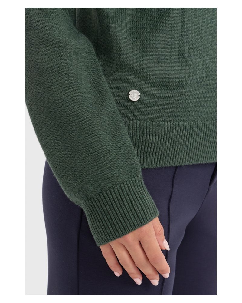 Claira Pull Col Montant Trefle - HARCOUR