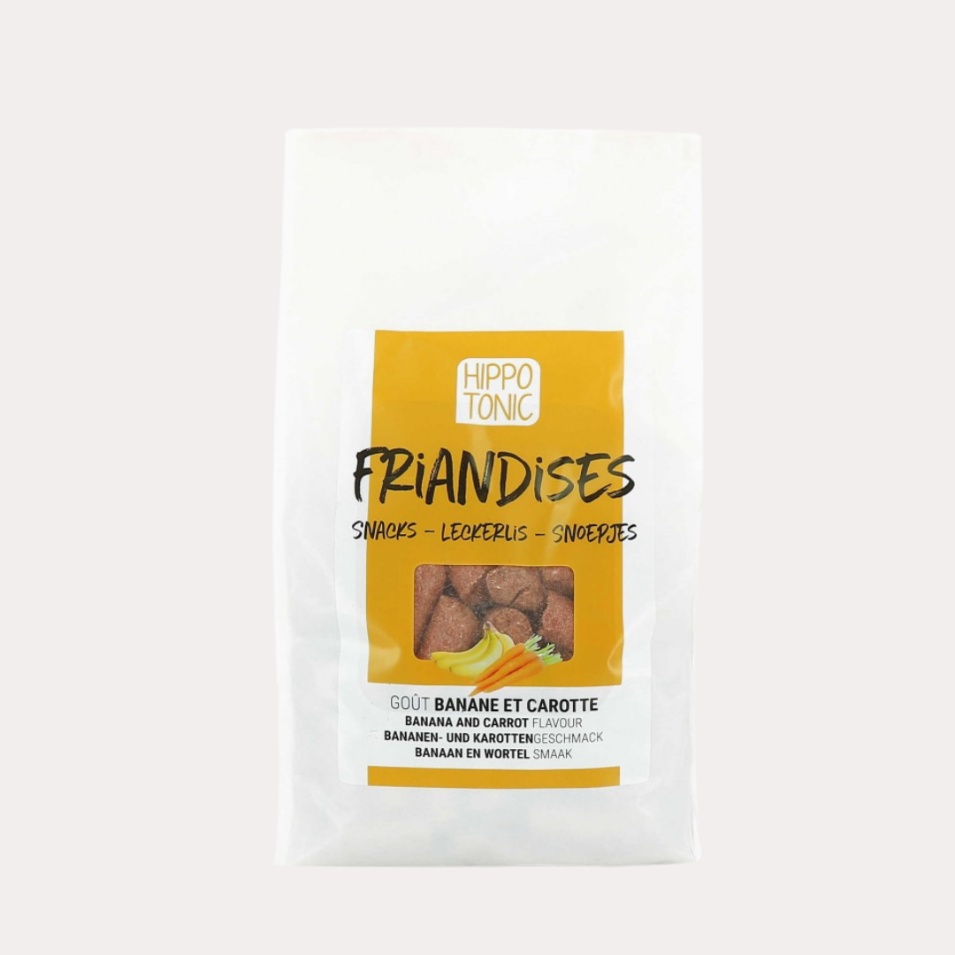 Friandises HIPPOTONIC, goût banane et carotte 1kg