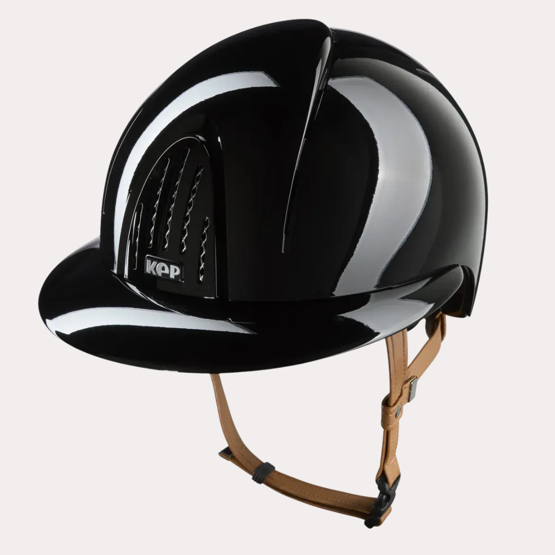 Casque SMART NOVA polish jugulaire beige - KEP