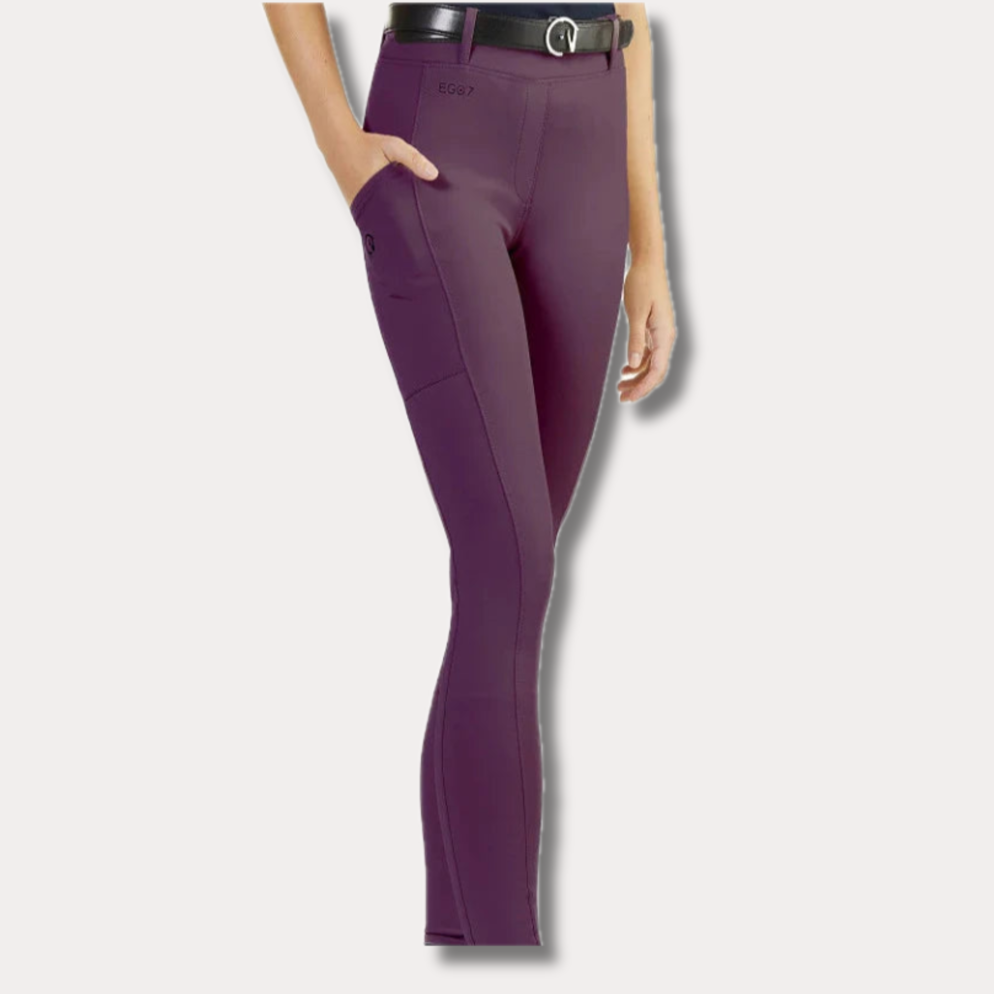 Legging Jumping Femme HH prune - Ego7