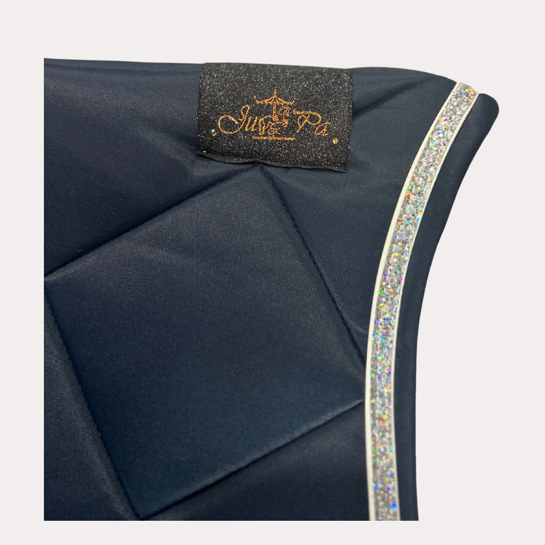Tapis marine/disco argent - JU&PA