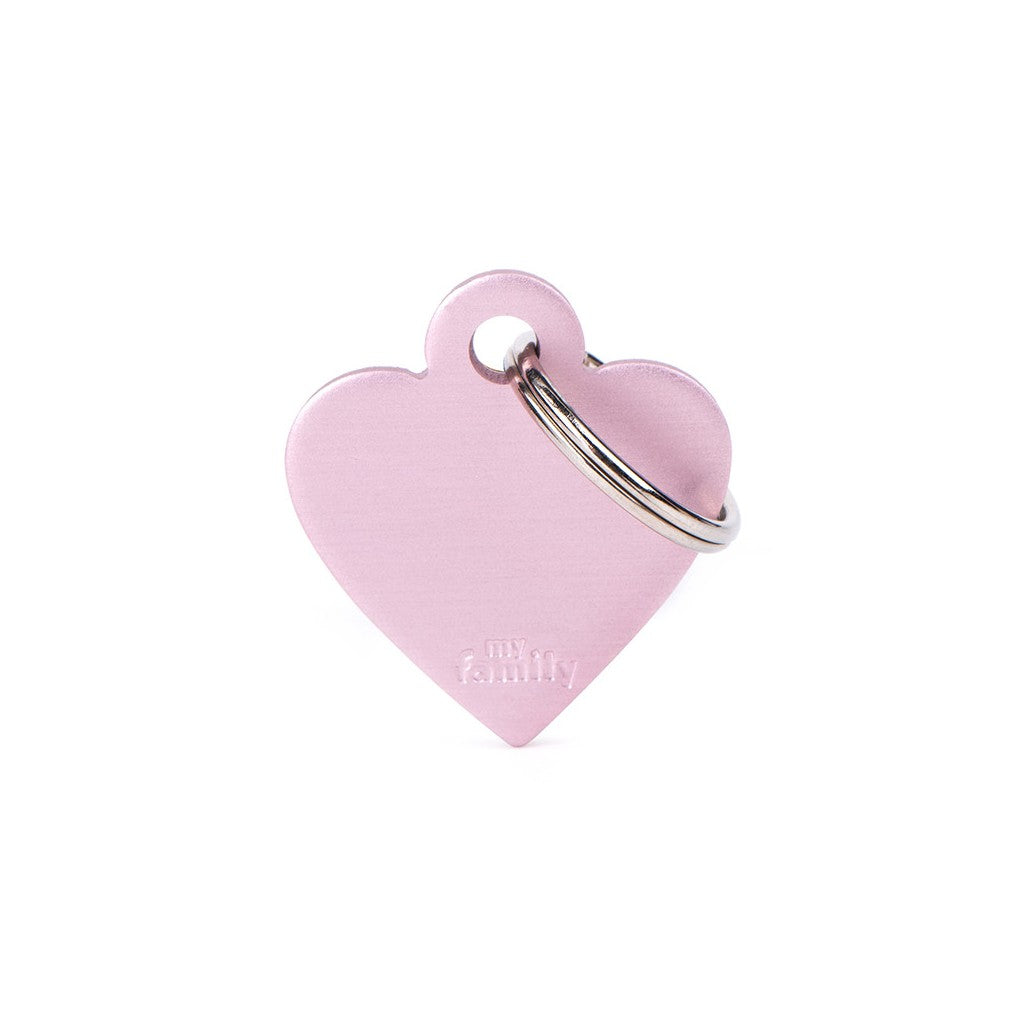 MFB24 Cœur Petit Rose en Aluminium