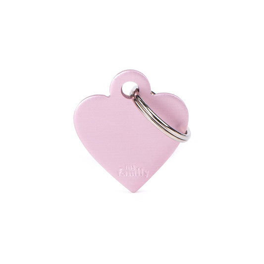 MFB24 Cœur Petit Rose en Aluminium