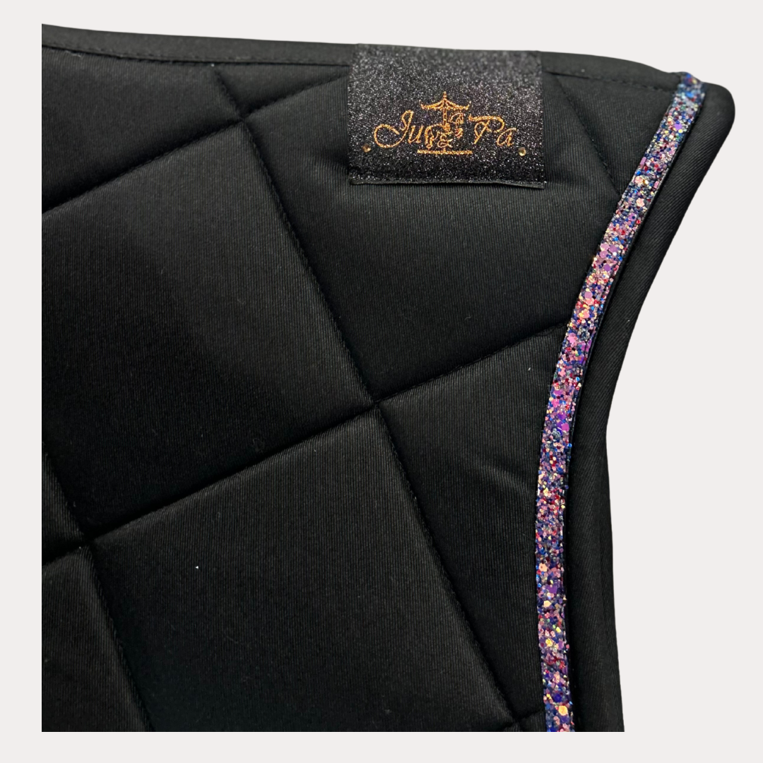 Tapis noir/disco multicolore - JU&PA