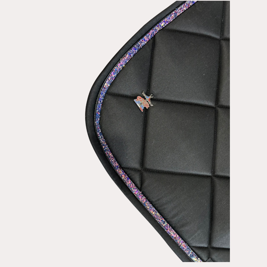 Tapis noir/disco multicolore - JU&PA