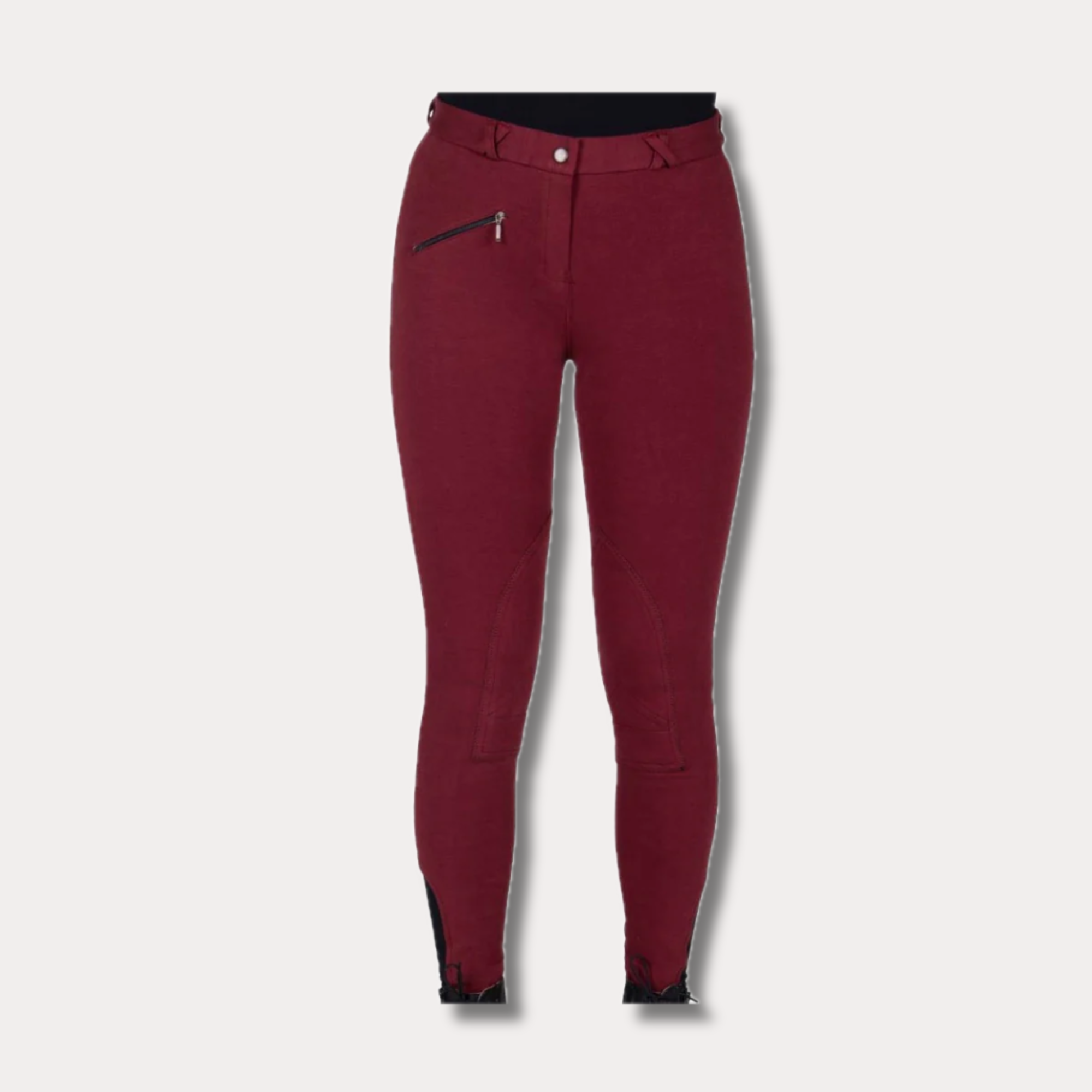 Pantalon d'équitation Adulte Bordeaux QHP