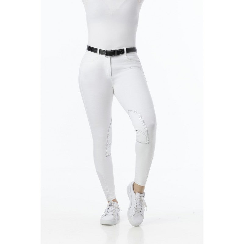 Pantalon ALEXANDRIE enfant blanc - RIDING WORLD