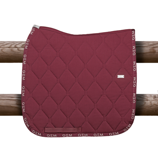 Tapis LOVE GEM dressage bordeaux